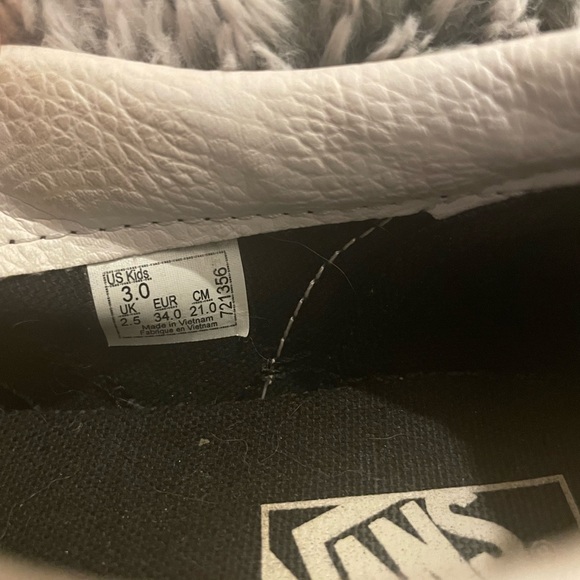 Girls size 3 Vans - Picture 6 of 6